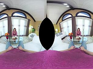 vrhush big booty cali carter fucked in vr with blowjob and swallow