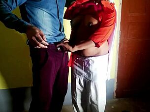 Horny Schoolgirl Boldly Fucks Security Guard For Exam Paper In Intense Quickie Session