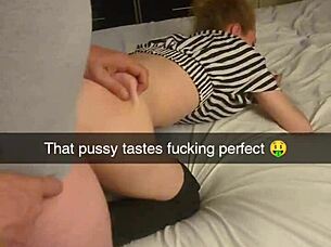 First Tinder date fucked by ex's best friend on Snapchat - college MILF Richelle Rose dominated with huge cock