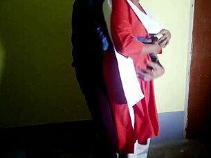 Horny Schoolgirl Boldly Fucks Security Guard For Exam Paper In Intense Quickie Session