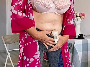 you caught the stepmother watching porn but she showed you something even more shocking futanari