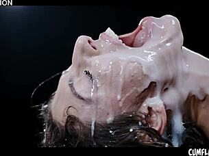 Horny Girl Fantasizes About Steve Filling Her Dripping Pussy With Massive Creampie And Cum On Tits