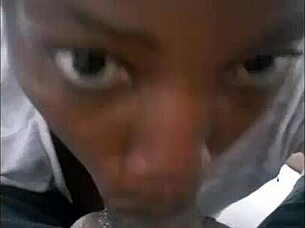 A hot sloppy head sextape with big tits and cum for stepdad