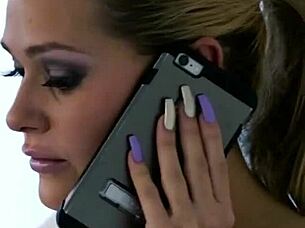 stunning lesbians in stockings scissoring and licking each other