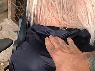 she says here's your cute blonde fuck doll