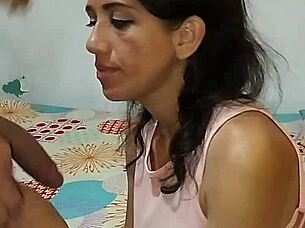 Neighbor's juicy cock sucked deliciously