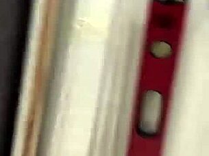 Piss and mini wank at diy store 🚽