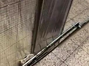 Piss and mini wank at diy store 🚽