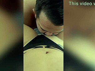 my sister-in-law records me licking her wet pussy