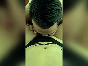 my sister-in-law records me licking her wet pussy