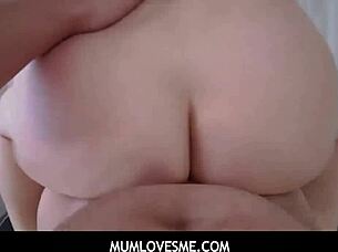 Enormous Boobs Stepmom Natasha Nice Sucks And Fucks Her Big Dick Stepson