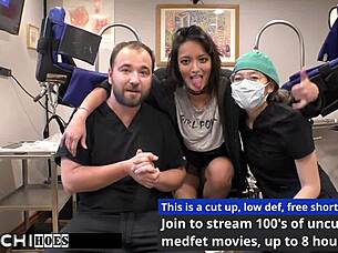 Human Guinea Pig Gets Mandatory Hitachi Orgasms From Nurse - Channy Crossfire