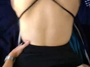 College amateur girl gets dirty doggystyle fucking bent over.