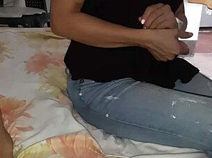 Colombian teen gives amazing oral to her man 😘