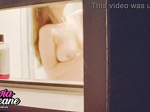 you watch your long-haired neighbor showering