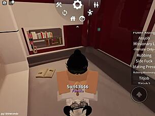 why fuck that horny bitch roughly while riding on roblox?
