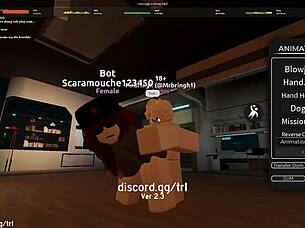 Check Out This Roblox Porn Where Clothes Get Ripped Off for Fucking!