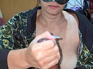 Sailor girl hotwife masturbates deliciously 😍