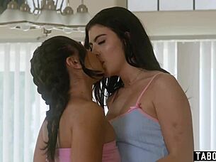 milf catches lesbian teen babysitters