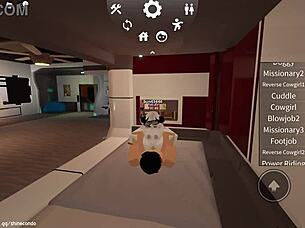 why fuck that horny bitch roughly while riding on roblox?