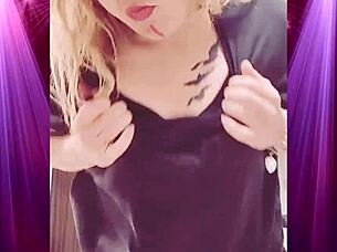 girlfriend shakes booty in boyfriend's clothes for domination