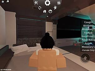 why fuck that horny bitch roughly while riding on roblox?