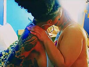 i watch this ebony lesbian kissing compilation and get so turned on