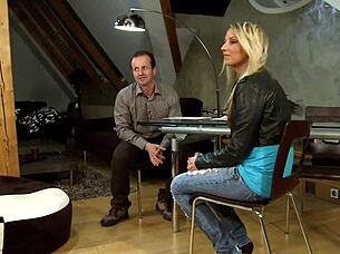 Christina's Oral Talents And Pink Pussy Tease.