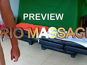 Preview of hot trio massage with agarabas and olpr