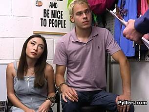 is latina pilfer getting gangbanged backstage?