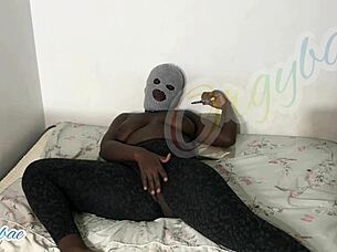 eat my shaved pussy, this huge cock is stretching me wide