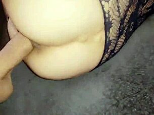 At the house party, after wine and flirting, I bent my wife over for anal doggystyle