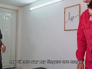 two therapists massage and fuck horny latina dilan clavijo