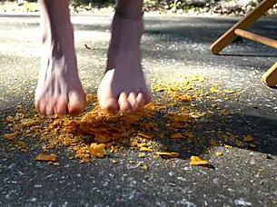 Raven Rogue Gets Wet and Tickled.