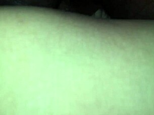 Hotwife creampied by BBC without condom in side leg up position