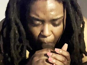 Intense slow blowjob from submissive bbw slut with deepthroat