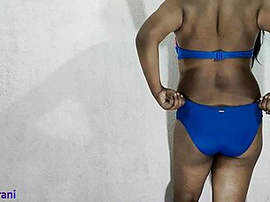 blue bikini part 3 crossdressing indian shemale