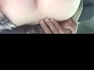 European Husband Fucks Wife Doggystyle In Car During Forest Drive, Ending With Facial