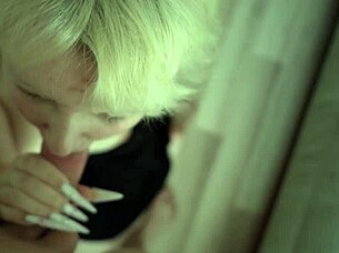 Co worker gives deepthroat in morning pov