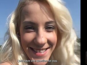 Double filled creampie with Justine Ashley in teen scene