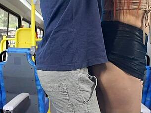 Student fucked by stranger on the bus.