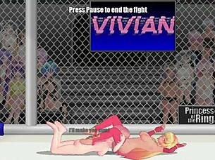 Princess Vivian Fights Paris in Street Catfight Wrestling