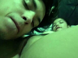 Perverted Stepbrother Licks 18-Year-Old Latina Stepsister's Delicious Pussy in Homemade Russian Porn