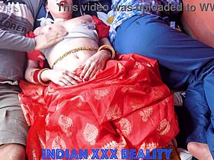 Indian step mom TEACHES step son in roleplay with step dad