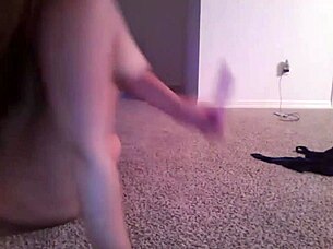 Feel The Intense Pleasure As I Spread On The Floor