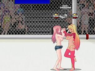 Princess Vivian Fights Paris in Street Catfight Wrestling