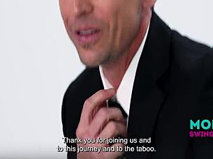 Watch These Blonde MILFs Swap Fucking in a Taboo 4some Group on Air.