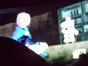 Black Tina Rubs Shaved Pussy Intensely