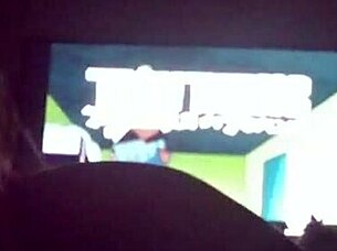 Black Tina Rubs Shaved Pussy Intensely