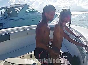 Hairy Bikini Dance On Boat Tour